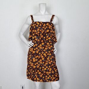 Toxik3 “NEW” Multicolor Floral Prairie Cottagecore Sleeveless Mini Dress Size S